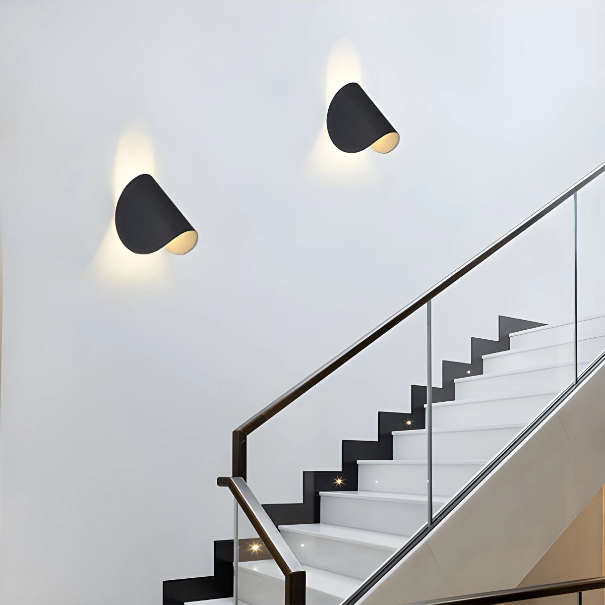 Antizer Adjustable Half Shade Wall Sconce