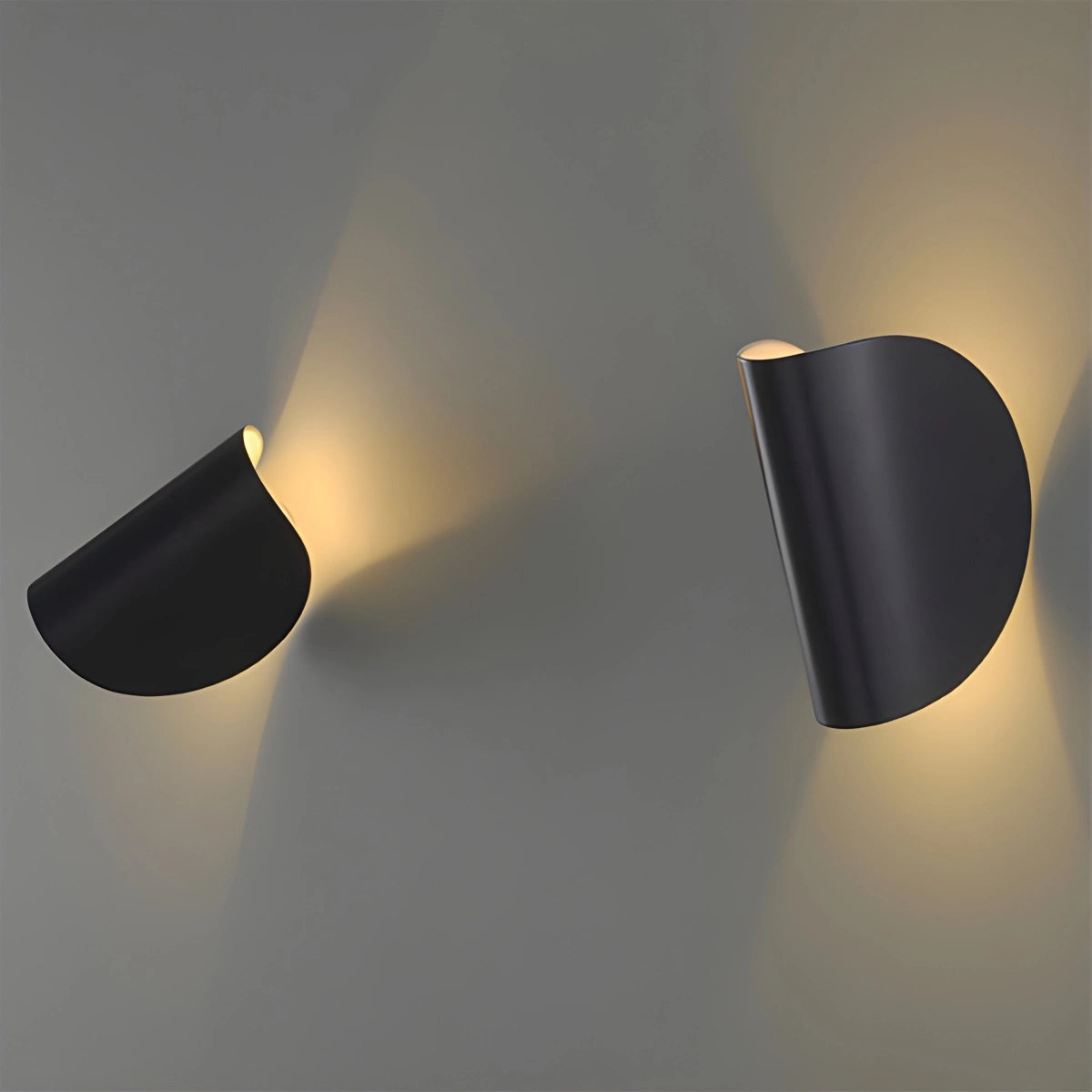 Antizer Adjustable Half Shade Wall Sconce