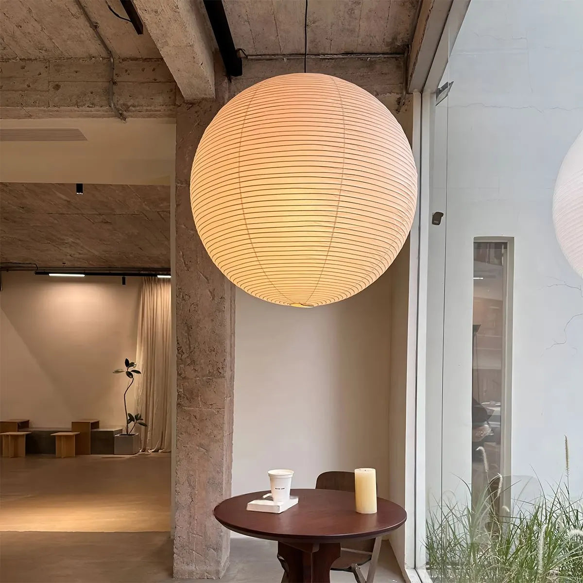 Antizer Akari Spherical Pendant Light for Living Room