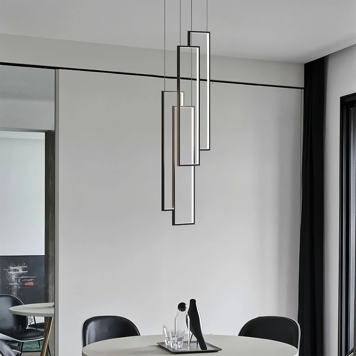 Antizer Aldarj Rectangular LED Staircase Chandelier