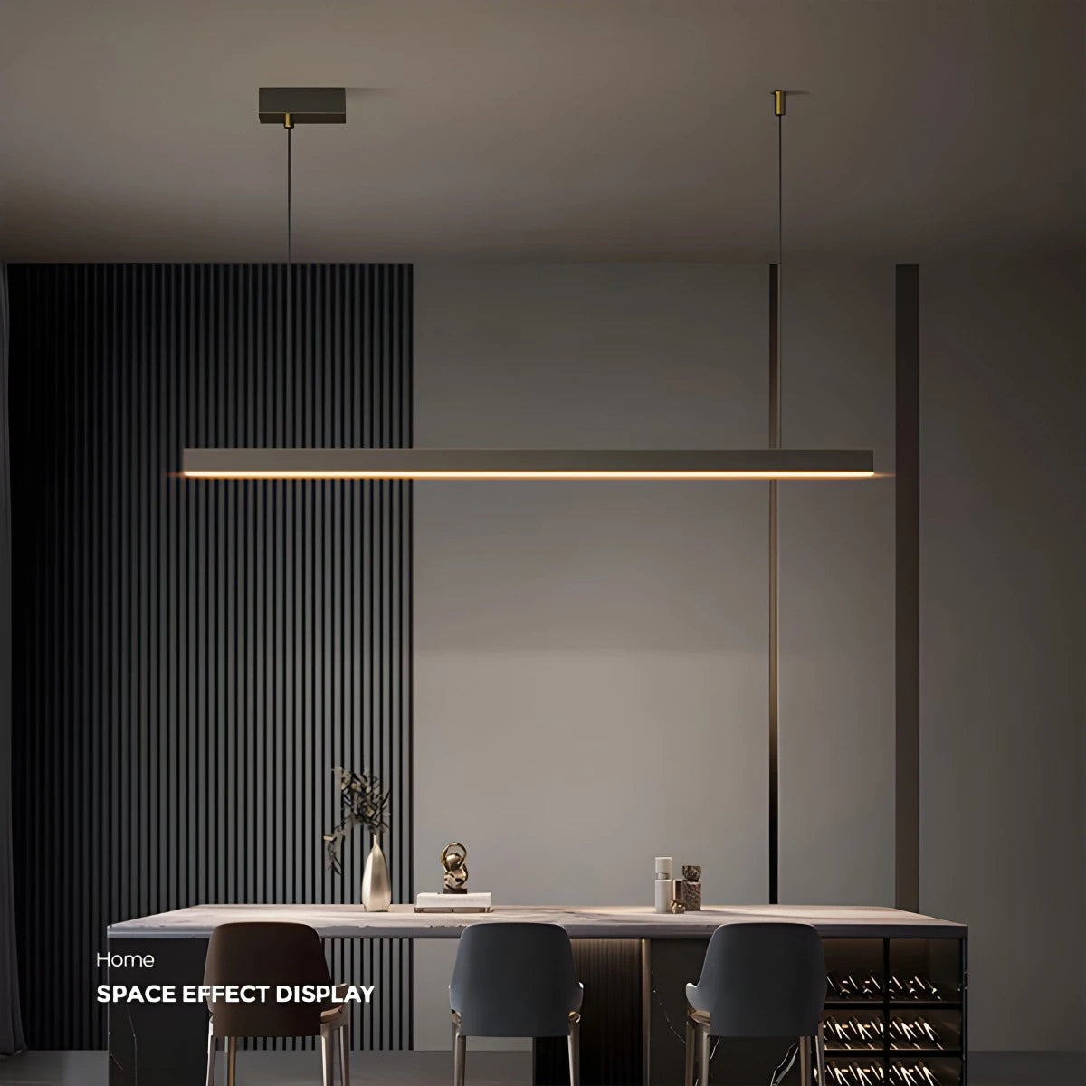 Antizer All Copper Minimalist Chandelier for Dining & Living Rooms