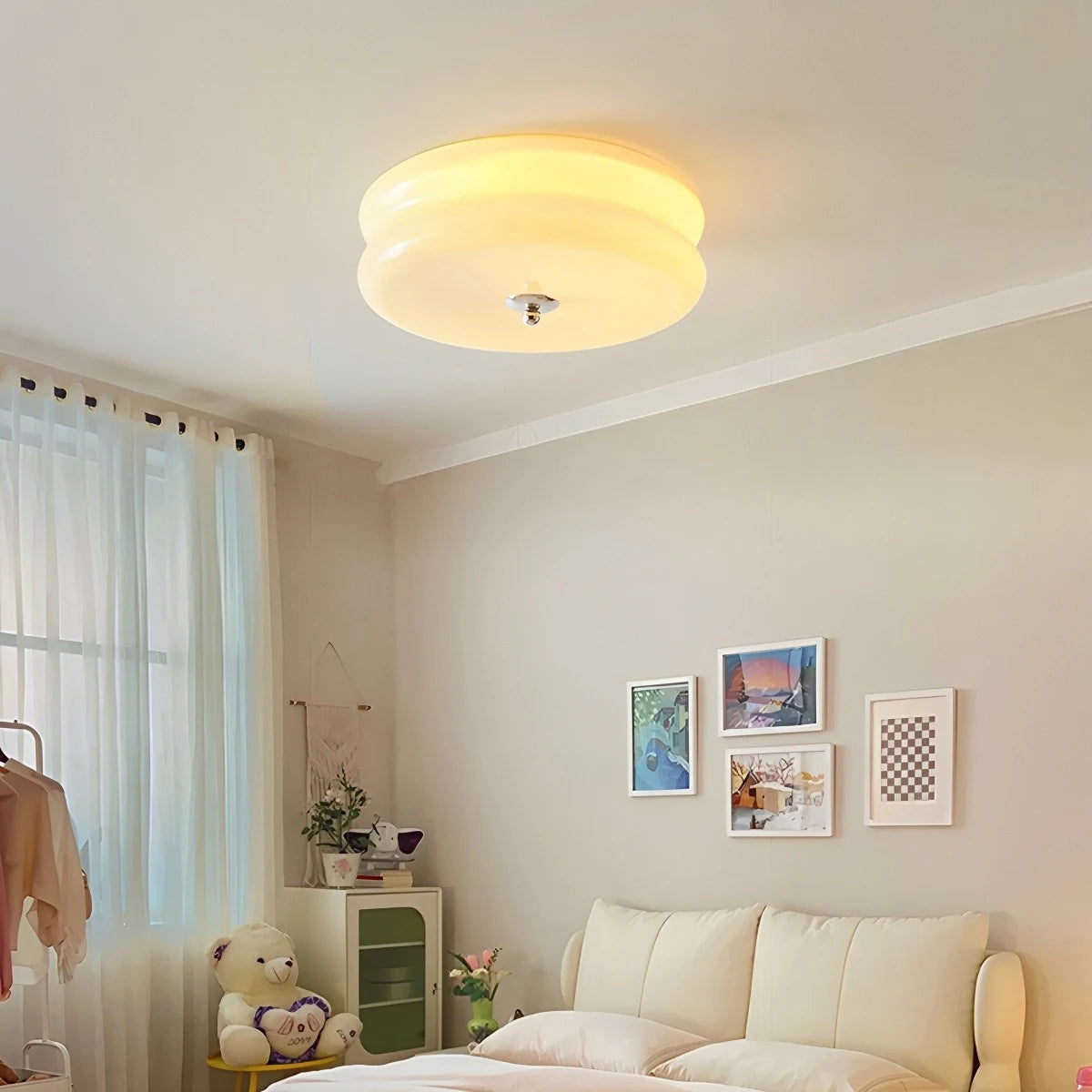 Antizer Art Deco Vintage Ceiling Light for Bedroom