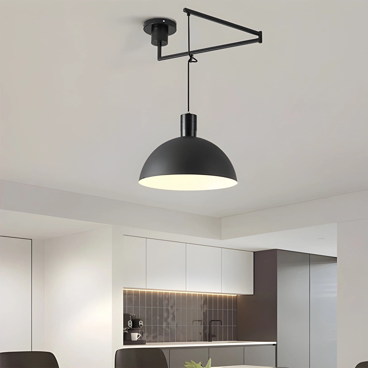 Antizer Bauhaus Creative Rocker Glass Pendant Light