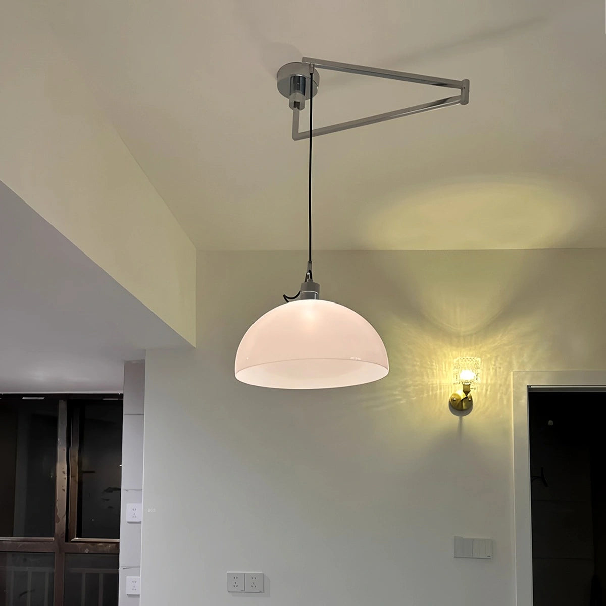 Antizer Bauhaus Creative Rocker Glass Pendant Light