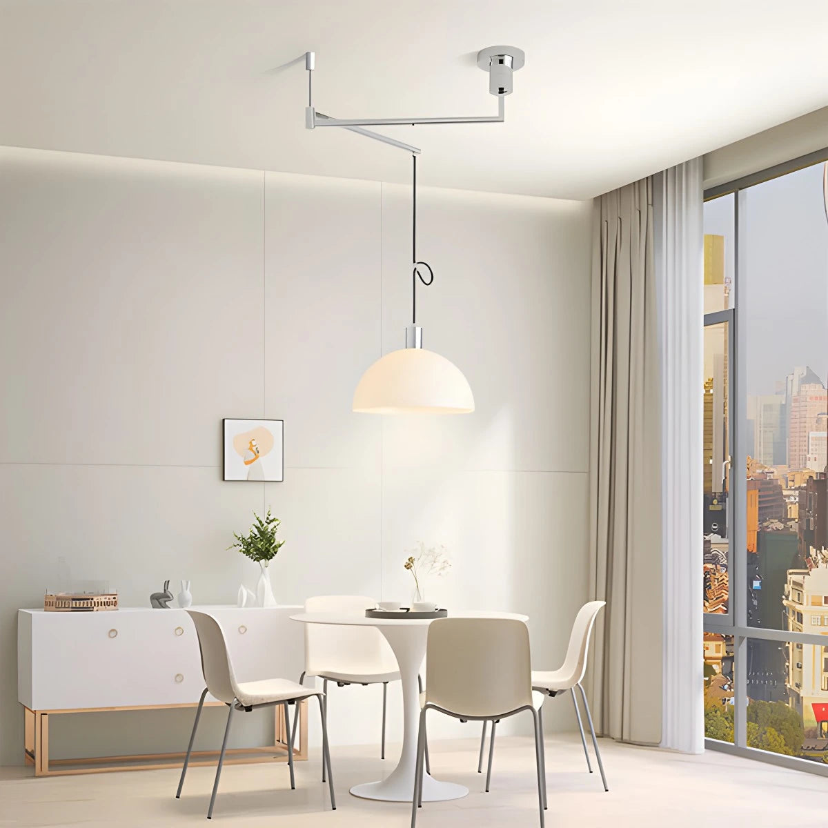 Antizer Bauhaus Creative Rocker Glass Pendant Light