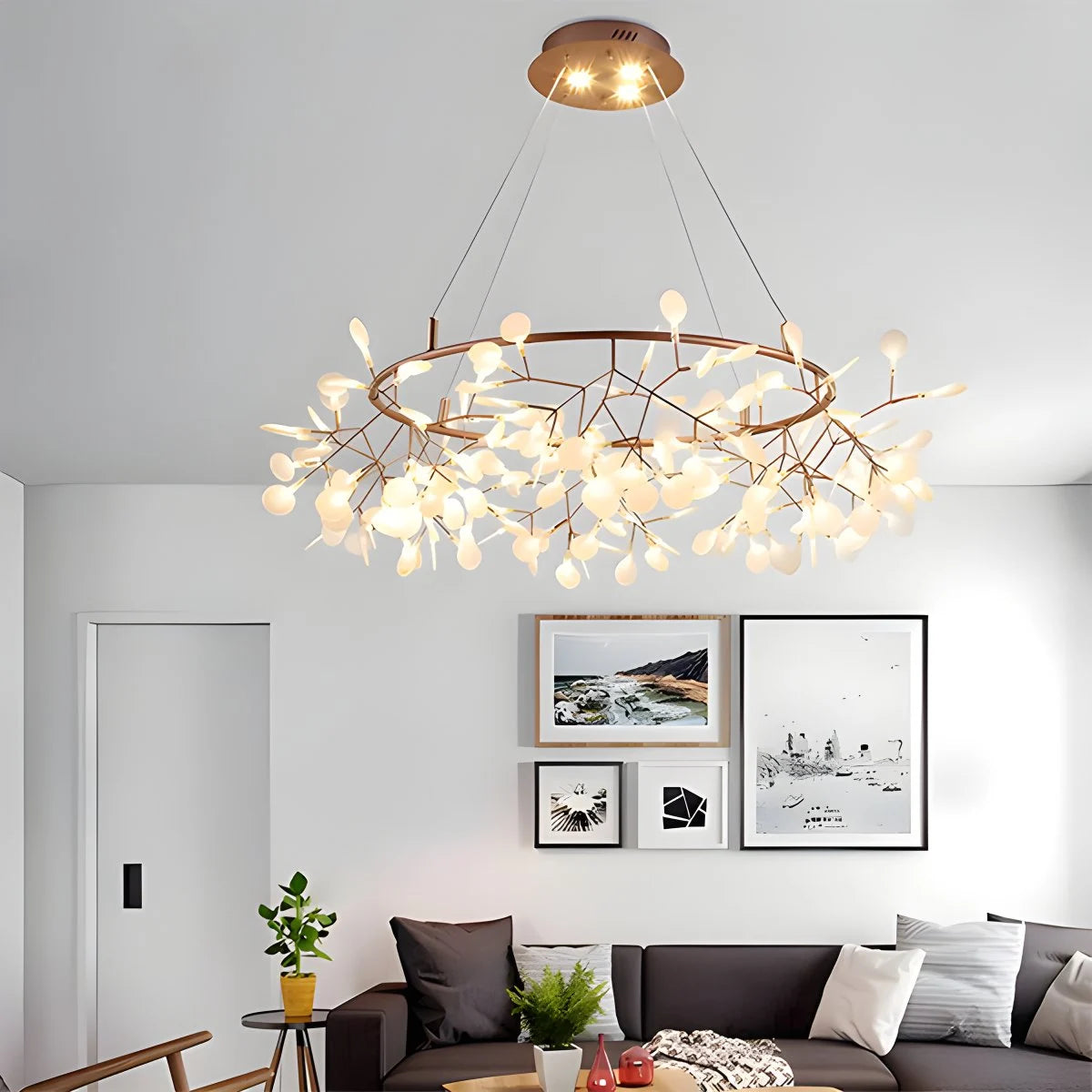 Antizer Branch Firefly Chandelier for Living Room
