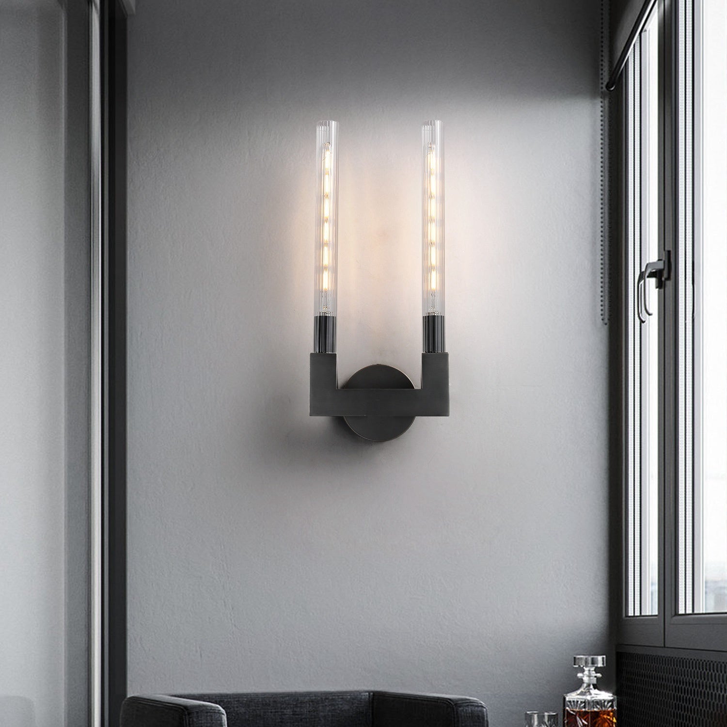 Antizer Candlestick Wall Sconce