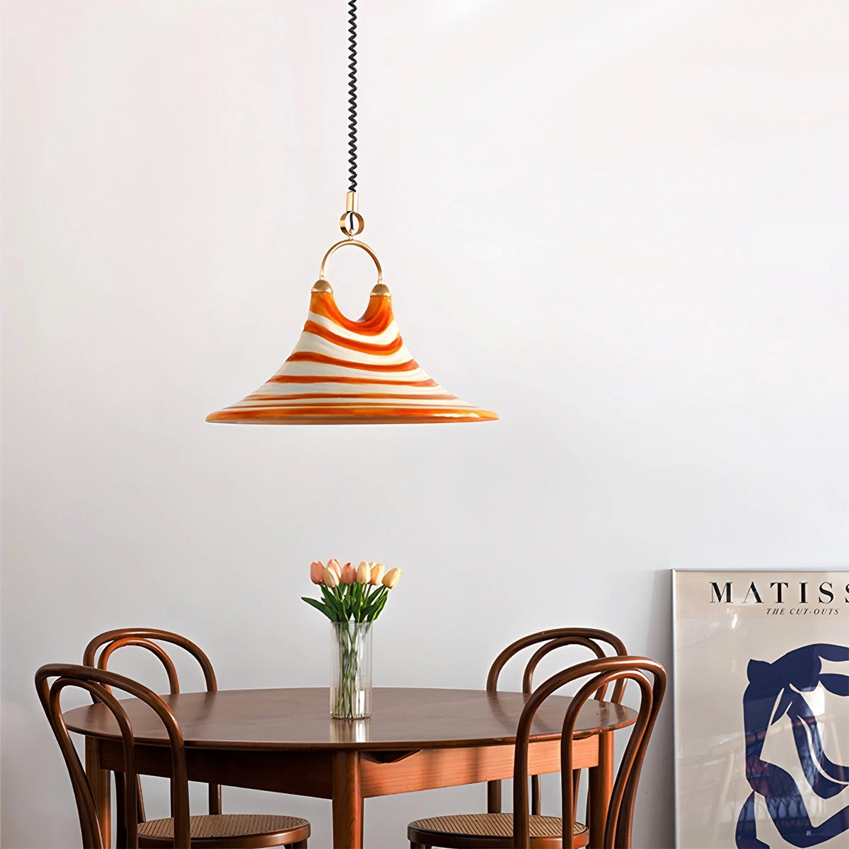 Antizer Carlo Trumpet Pendant Lamp for Dining Doom