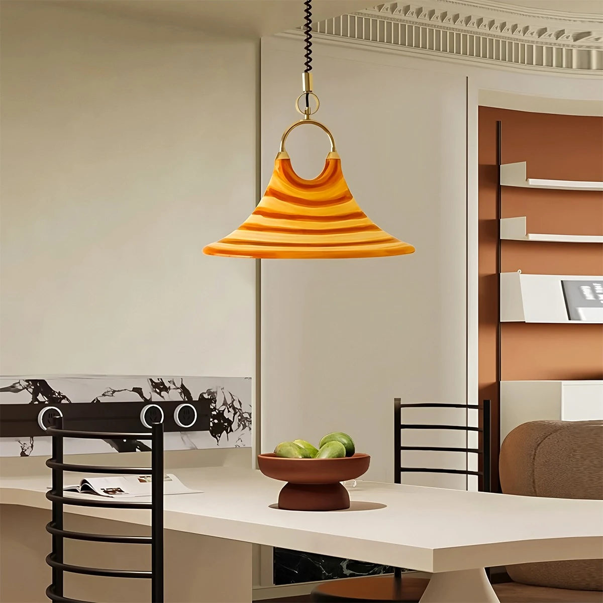 Antizer Carlo Trumpet Pendant Lamp for Dining Doom