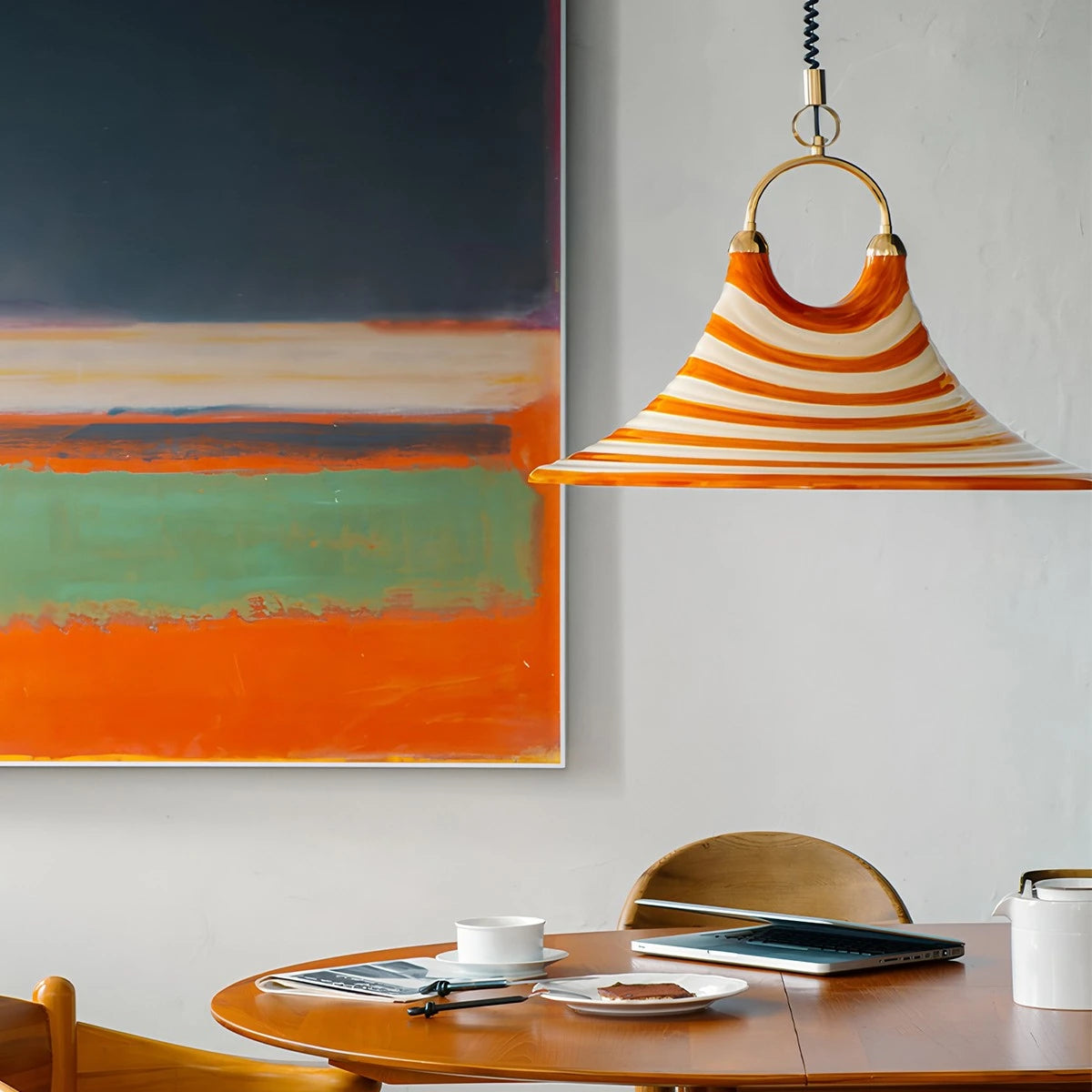 Antizer Carlo Trumpet Pendant Lamp for Dining Doom