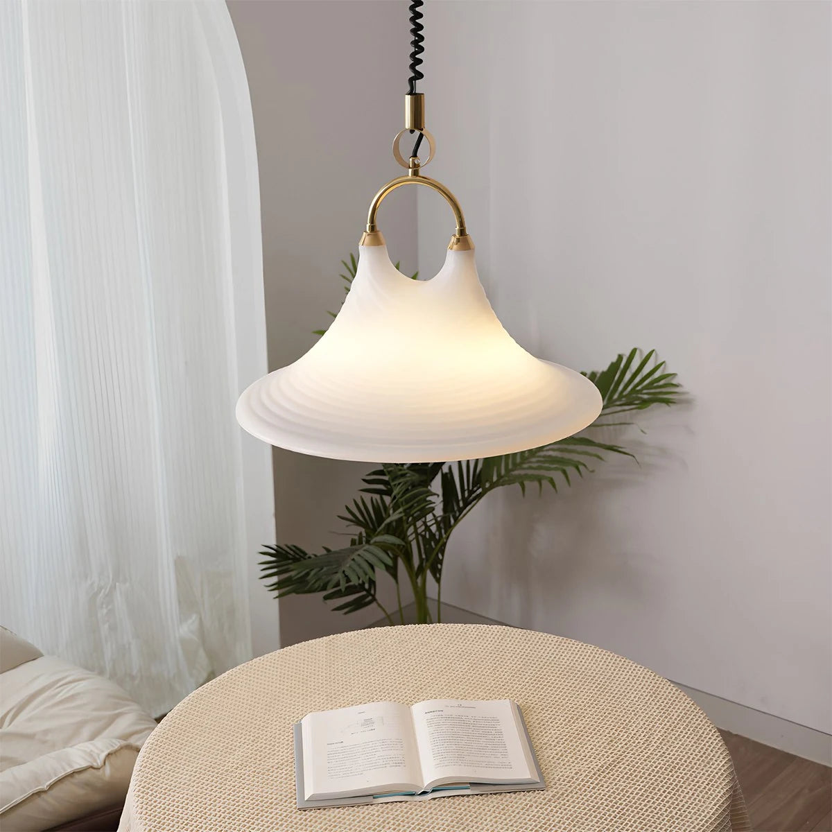 Antizer Carlo Trumpet Pendant Lamp for Dining Doom