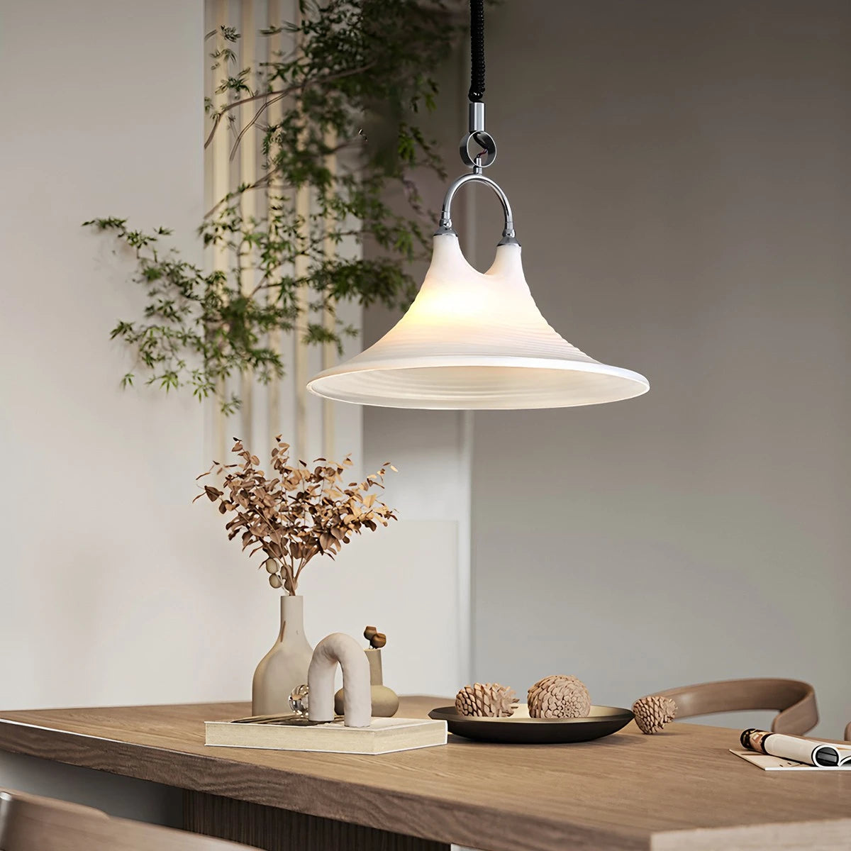 Antizer Carlo Trumpet Pendant Lamp for Dining Doom