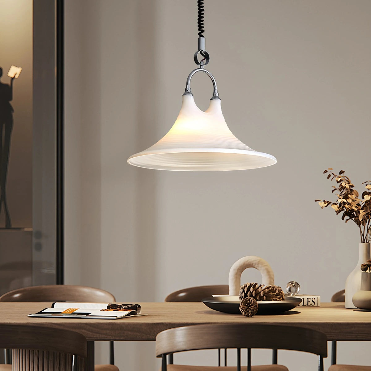 Antizer Carlo Trumpet Pendant Lamp for Dining Doom