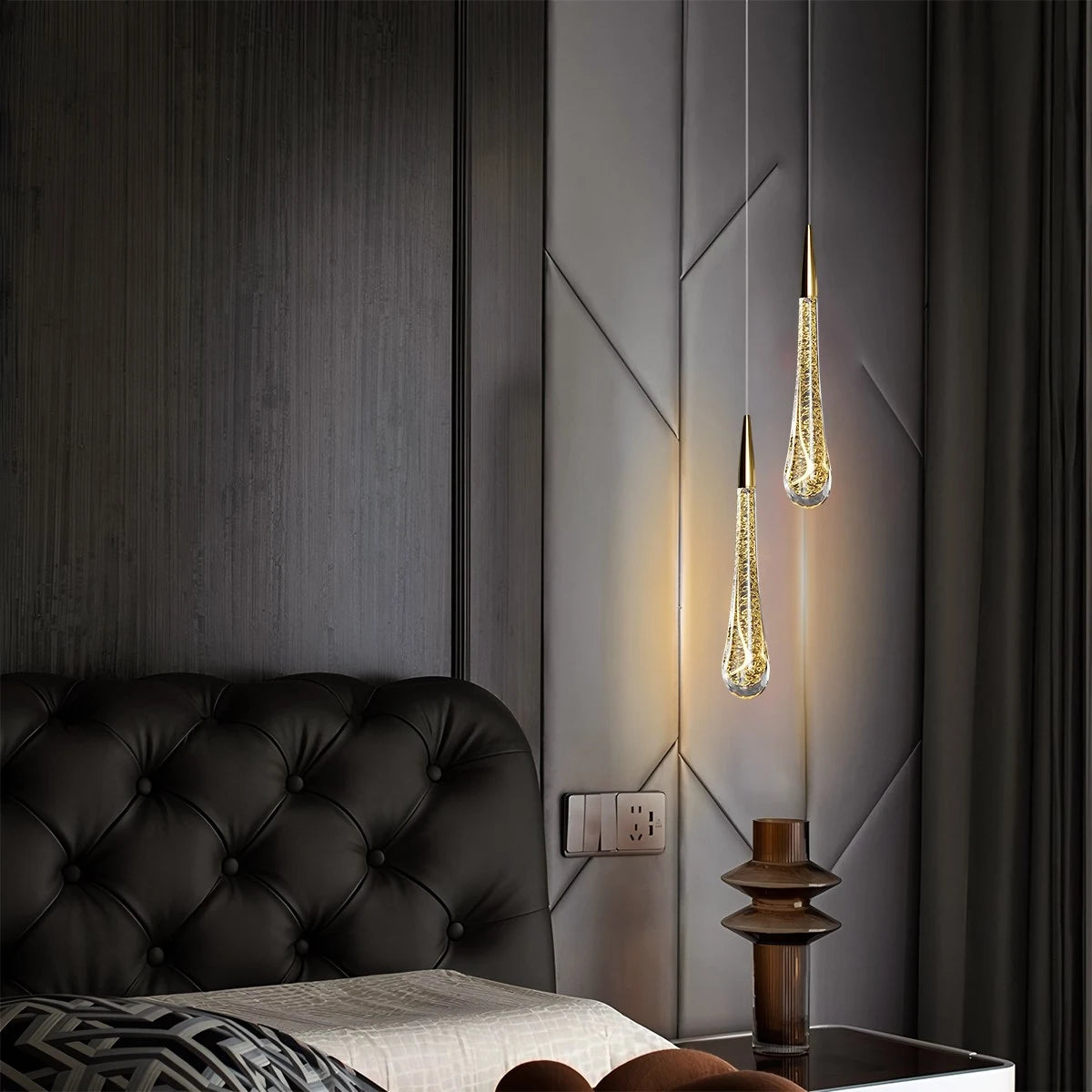 Antizer Chryseos Crystal Pendant Light for Living Room