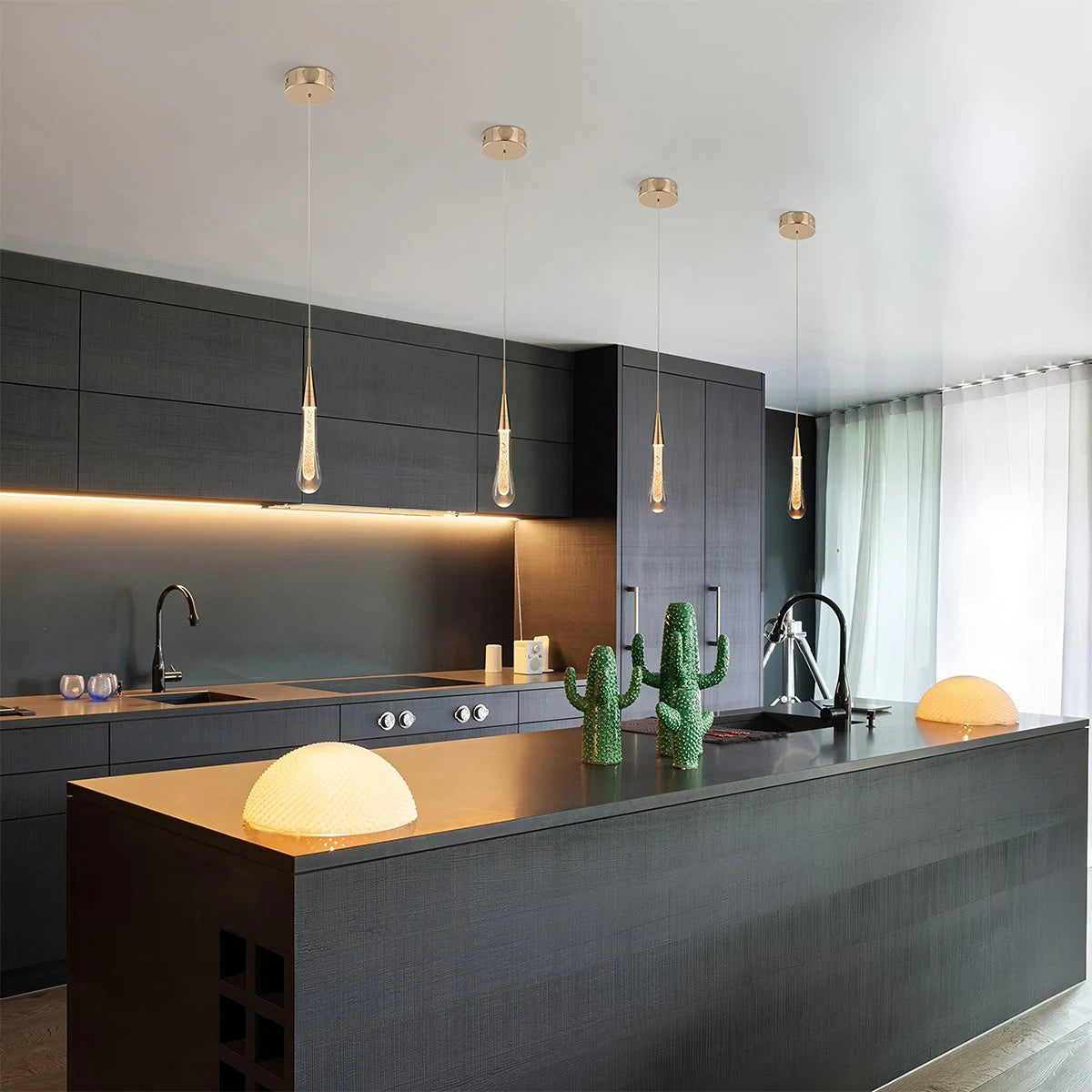 Antizer Chryseos Crystal Pendant Light for Living Room