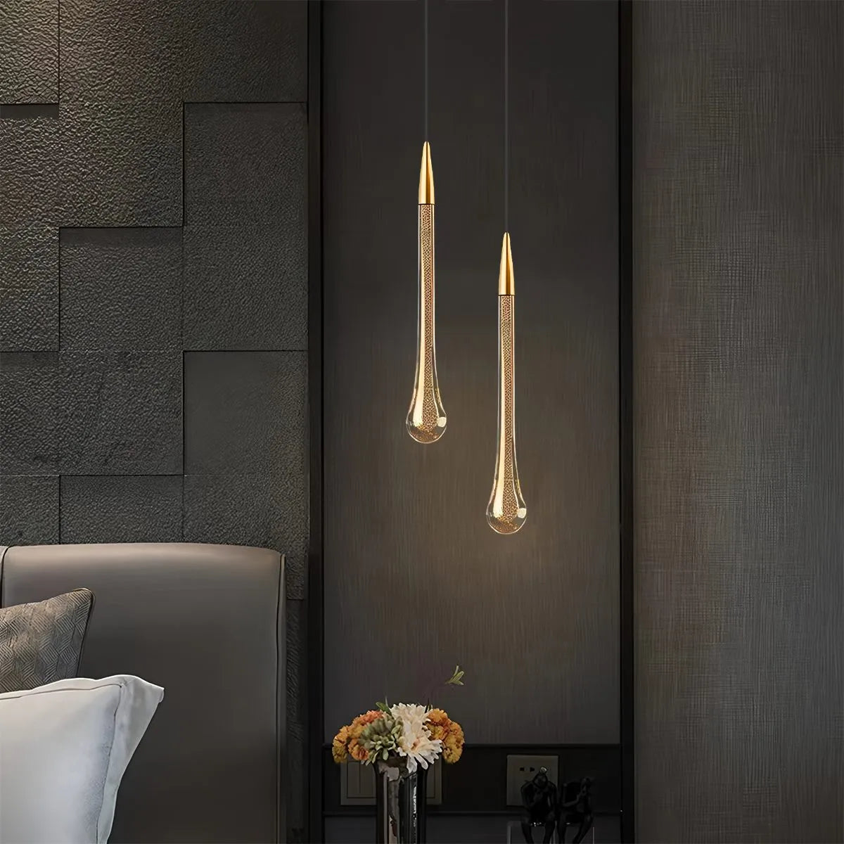 Antizer Chryseos Crystal Pendant Light for Living Room
