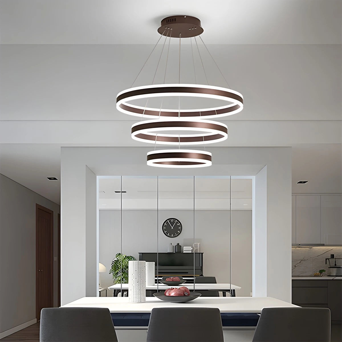 Antizer Circle Layered Living Room Chandelier