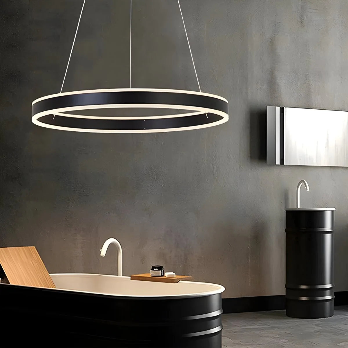Antizer Circle Layered Living Room Chandelier