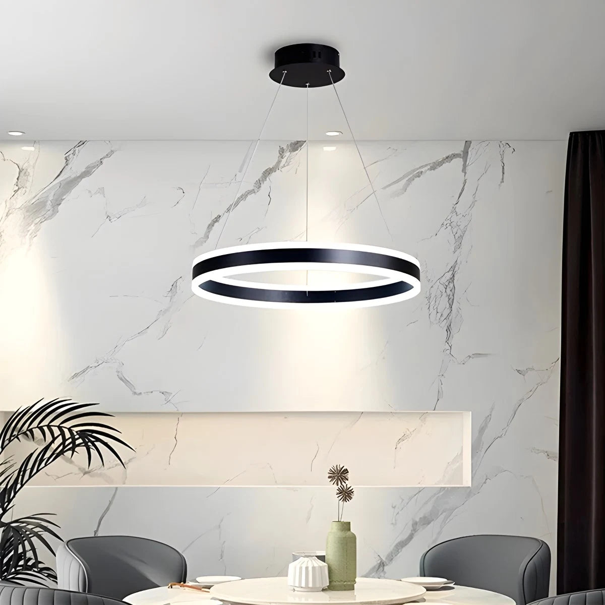 Antizer Circle Layered Living Room Chandelier