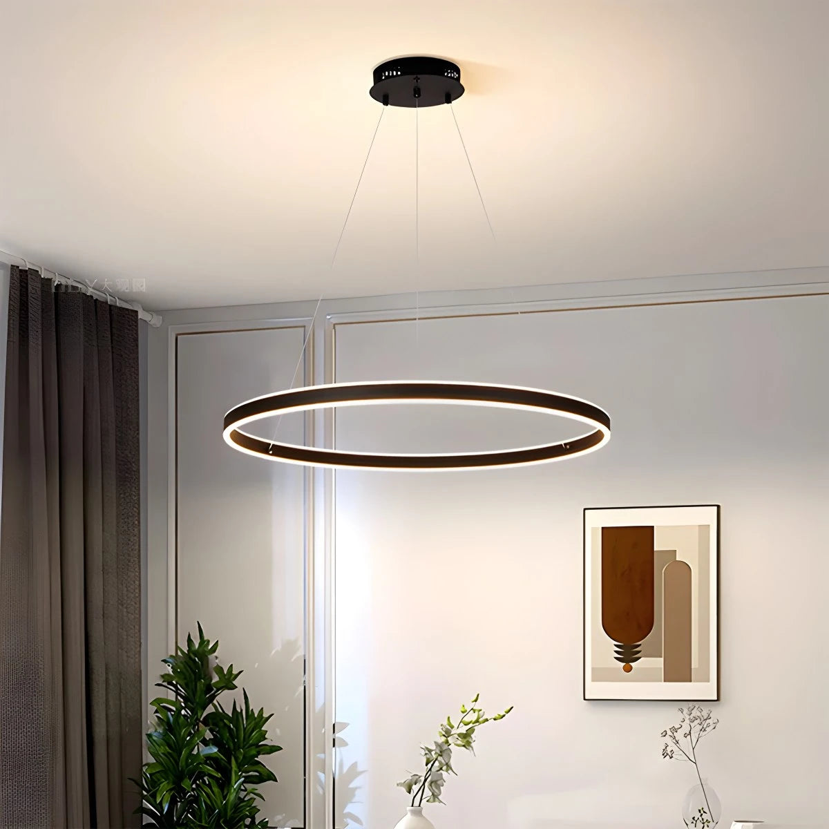 Antizer Circle Layered Living Room Chandelier