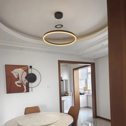 Antizer Circular Led Pendant Light for Living Room Kitchen