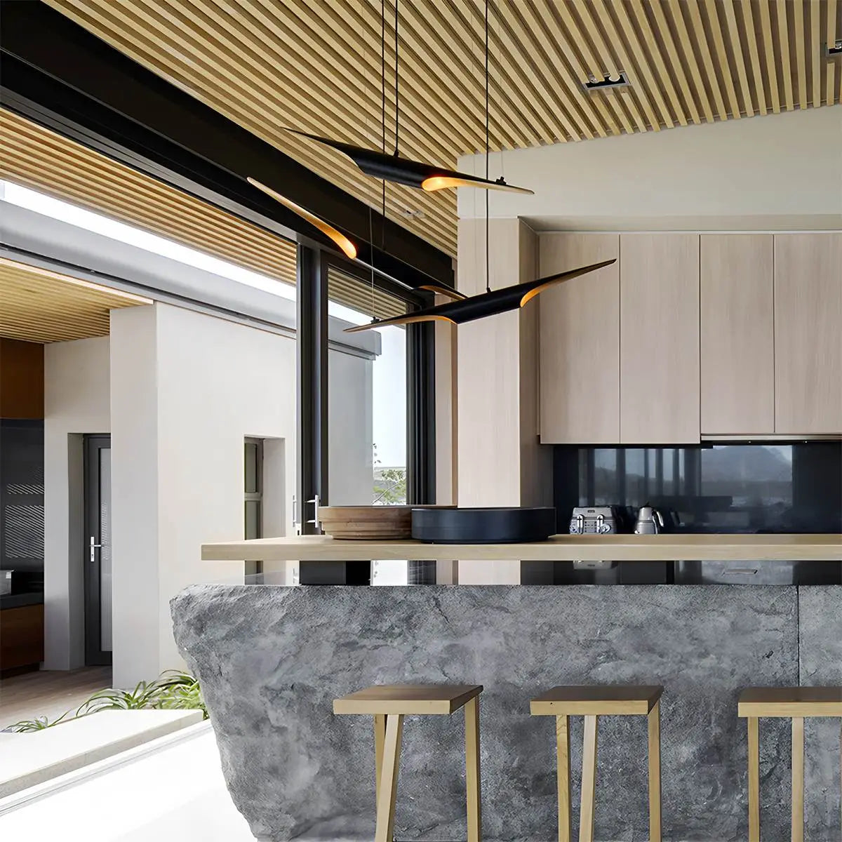 Antizer Coltrane Pipe Pendant Lamp for Dining Room