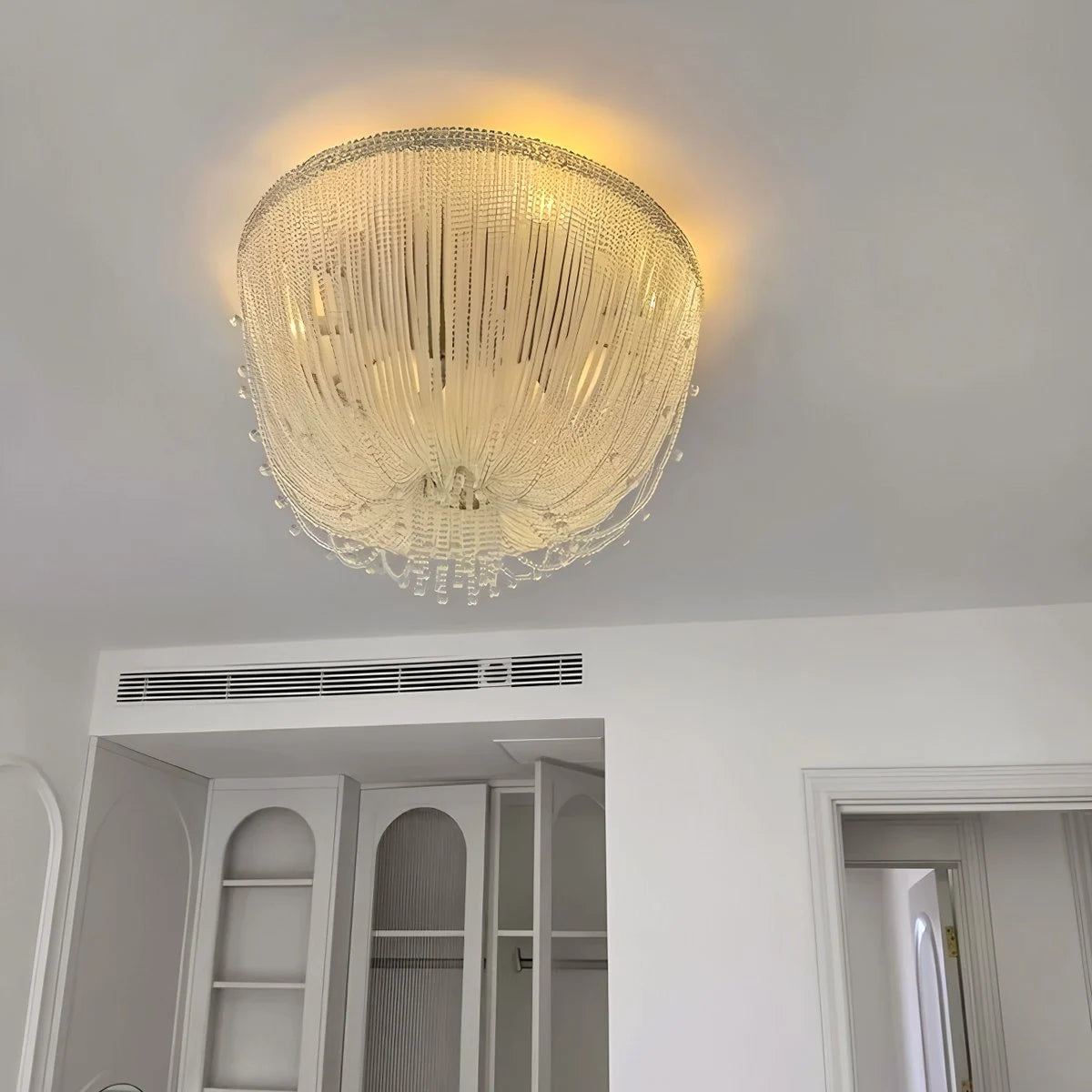 Antizer Creative Crystal Tassel Ceiling Light
