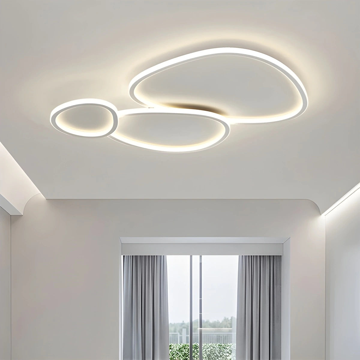 Antizer Creative Ring Ceiling Light for Living Room