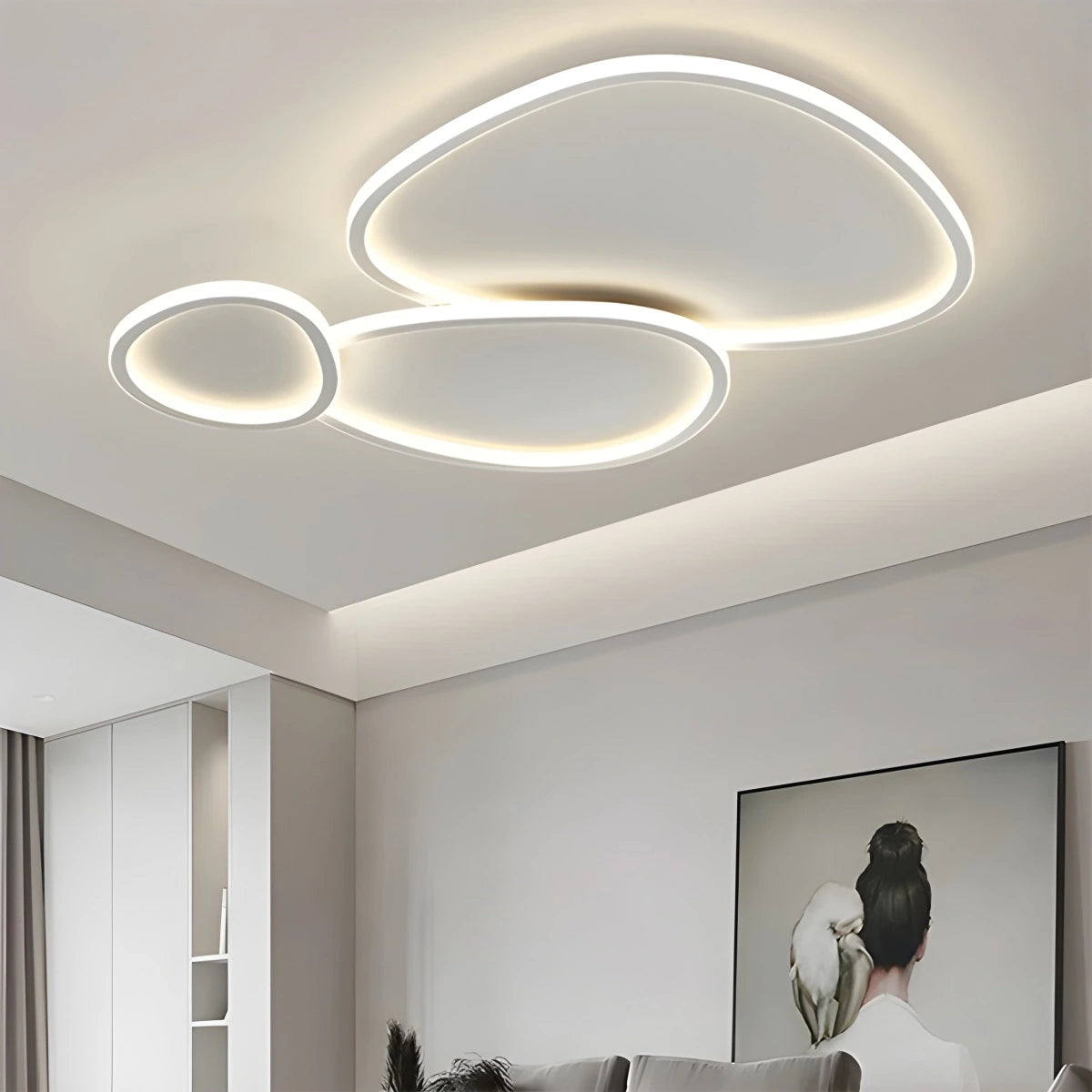 Antizer Creative Ring Ceiling Light for Living Room