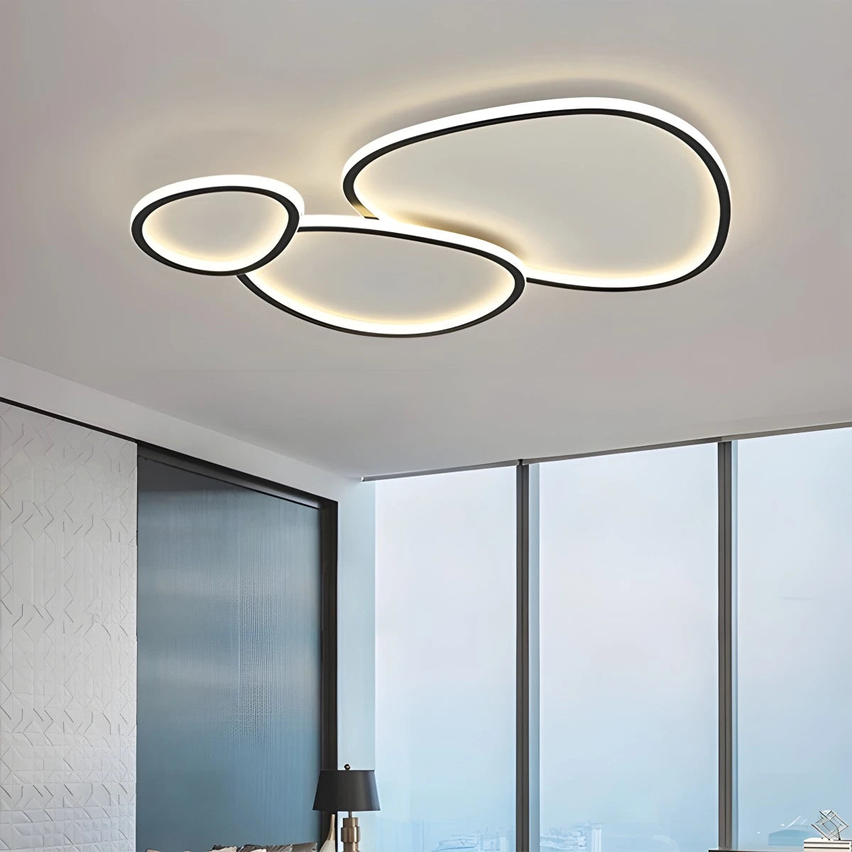 Antizer Creative Ring Ceiling Light for Living Room