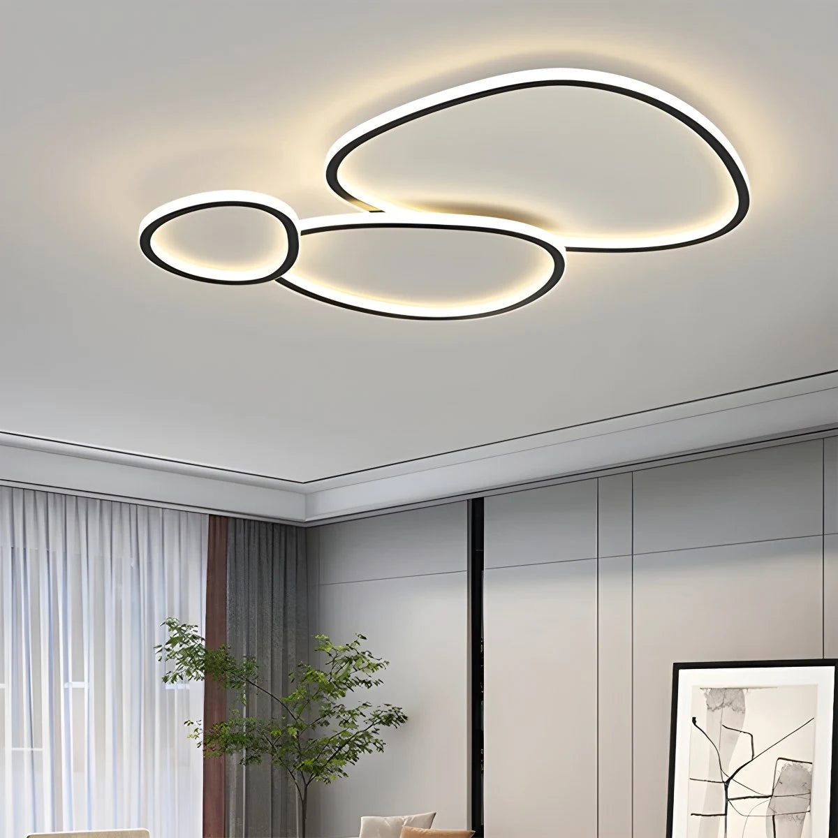 Antizer Creative Ring Ceiling Light for Living Room