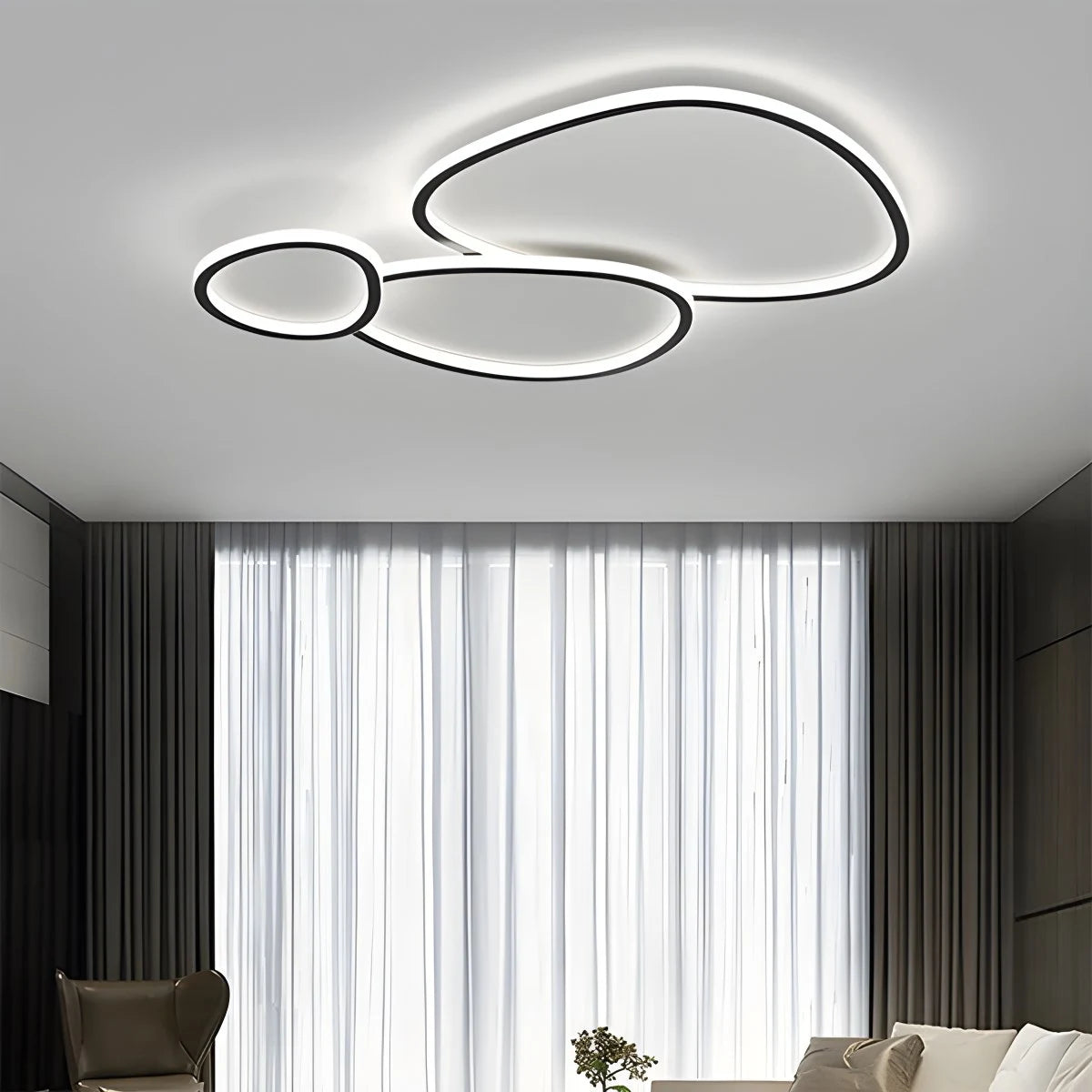 Antizer Creative Ring Ceiling Light for Living Room