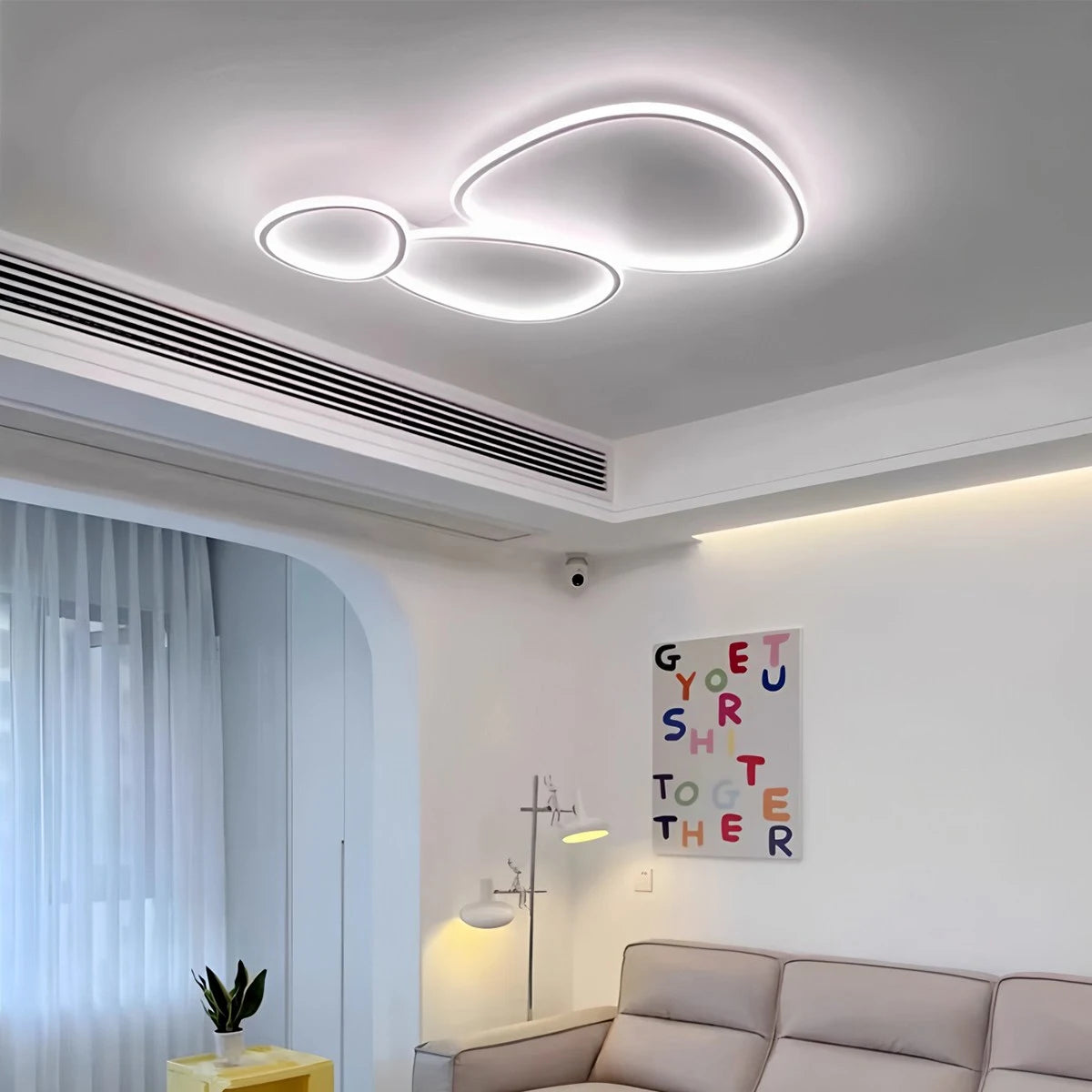 Antizer Creative Ring Ceiling Light for Living Room