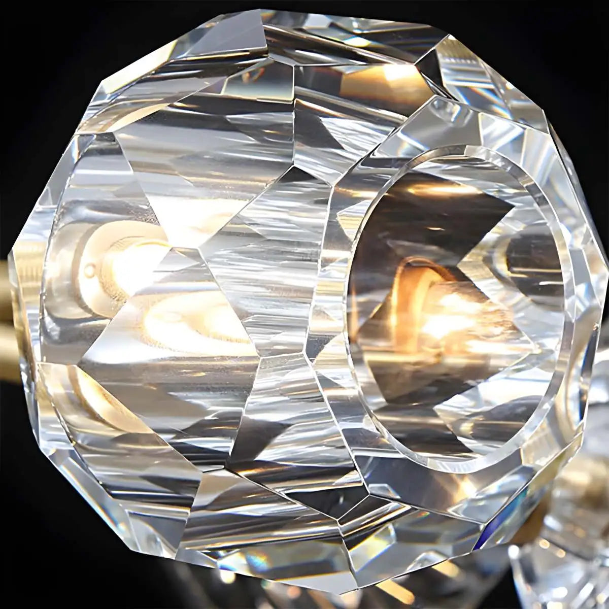 Antizer Crystal Ball Round Cluster Chandelier