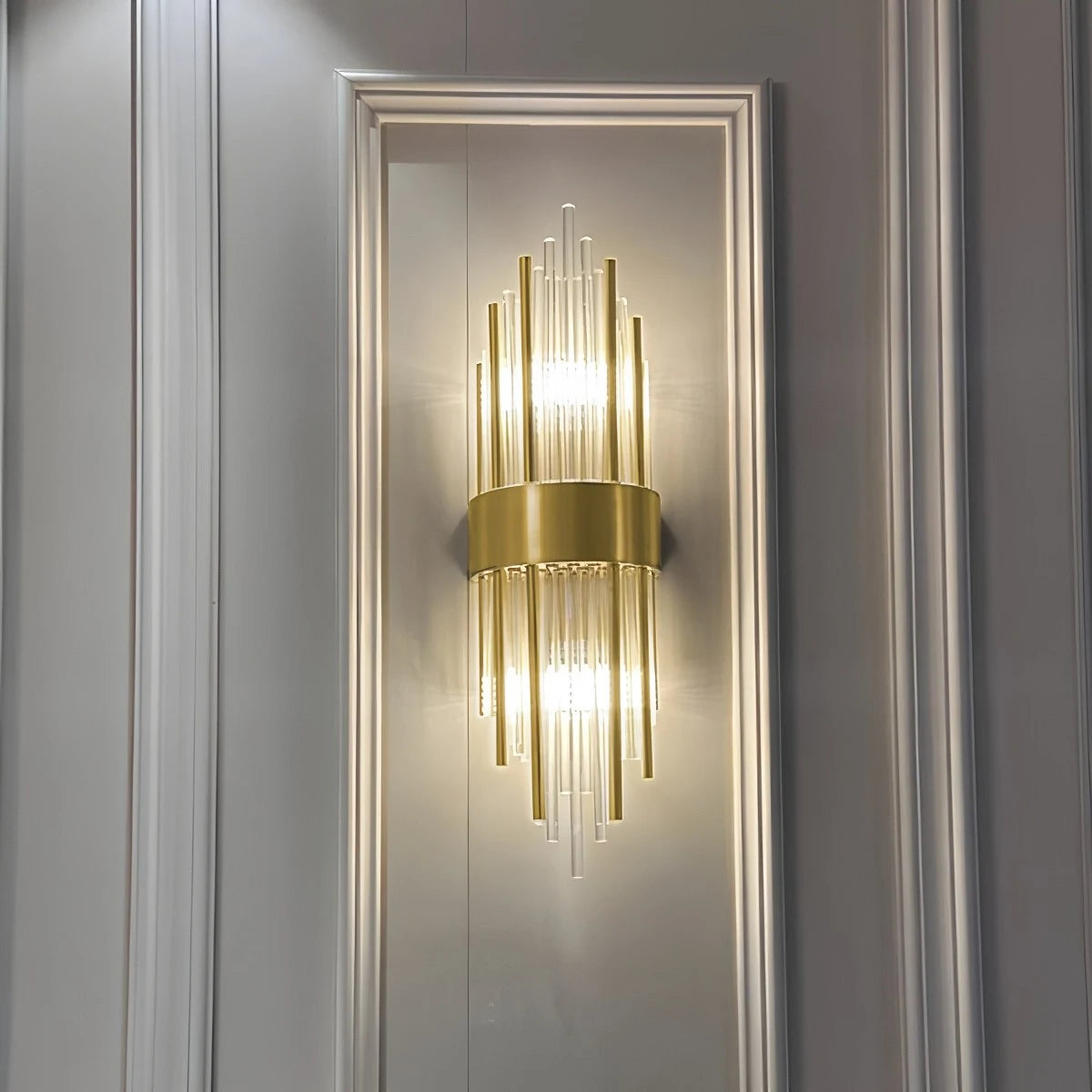 Antizer Crystal Glass Luxury Wall Sconce
