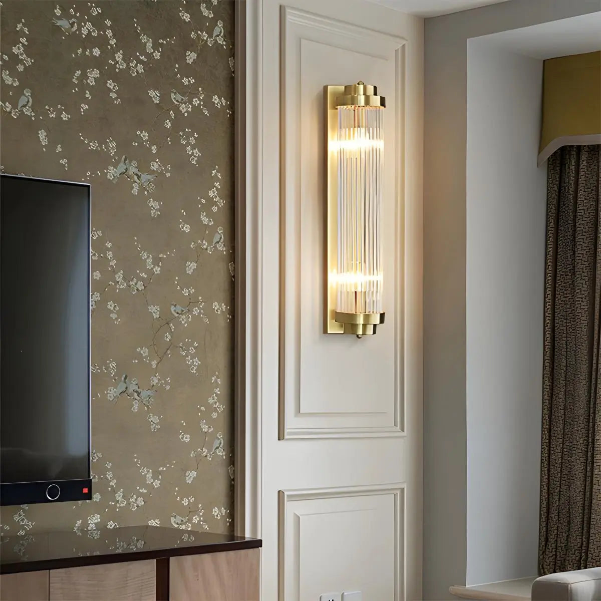 Antizer Crystal Glass Luxury Wall Sconce