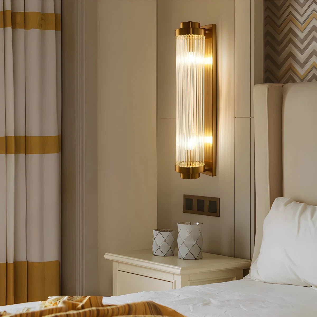 Antizer Crystal Glass Luxury Wall Sconce