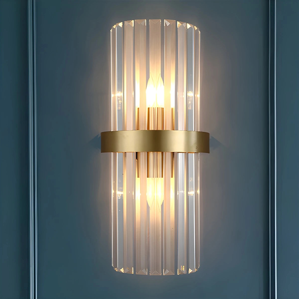 Antizer Crystal Glass Luxury Wall Sconce