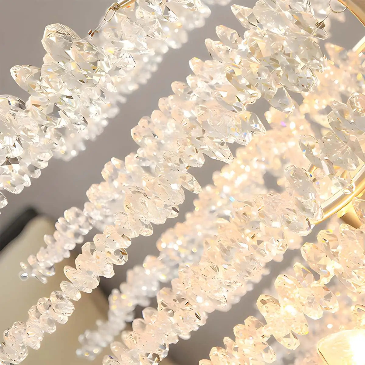 Antizer Crystal Tassel Chandelier