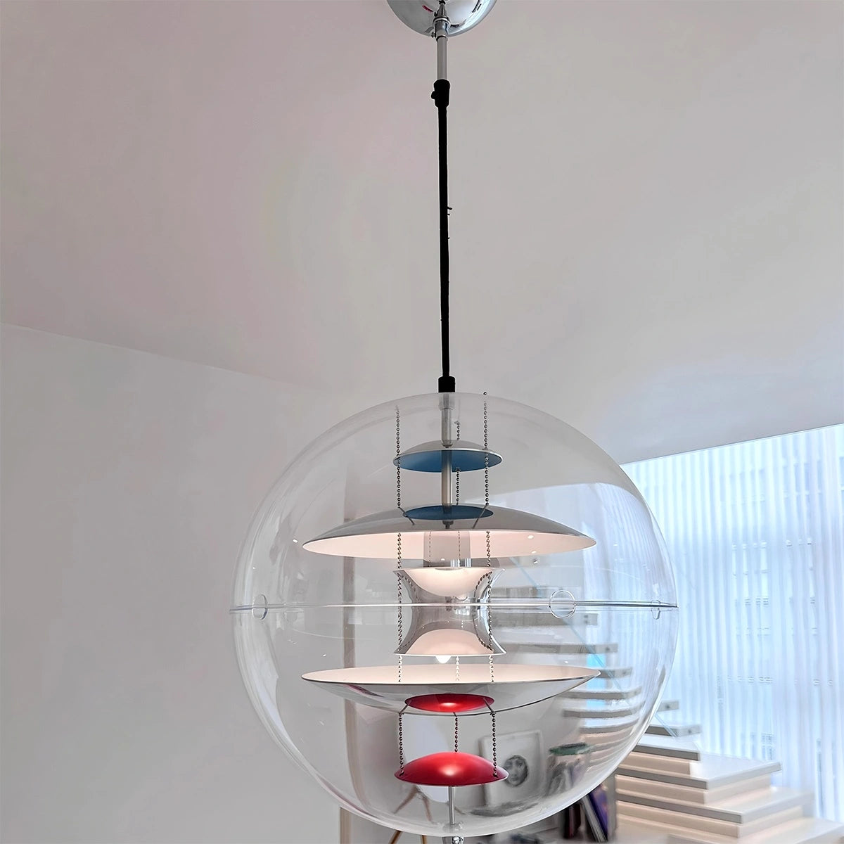 Antizer Danish Globe Dining Room Pendant Light