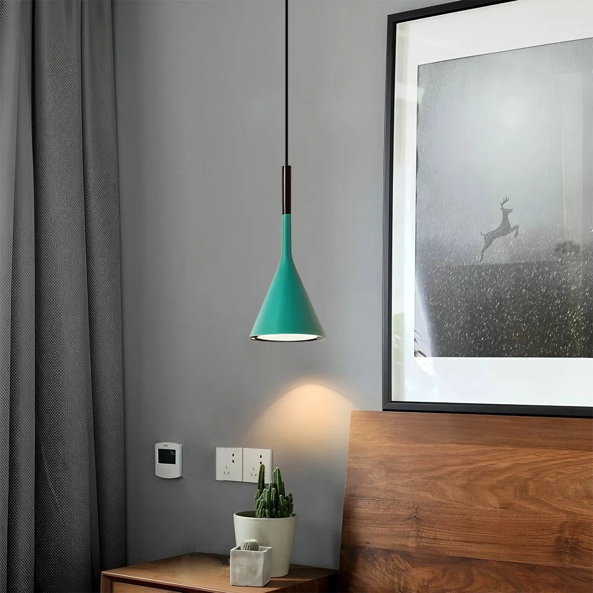 Antizer Divino Cone Pendant Light for Bedroom