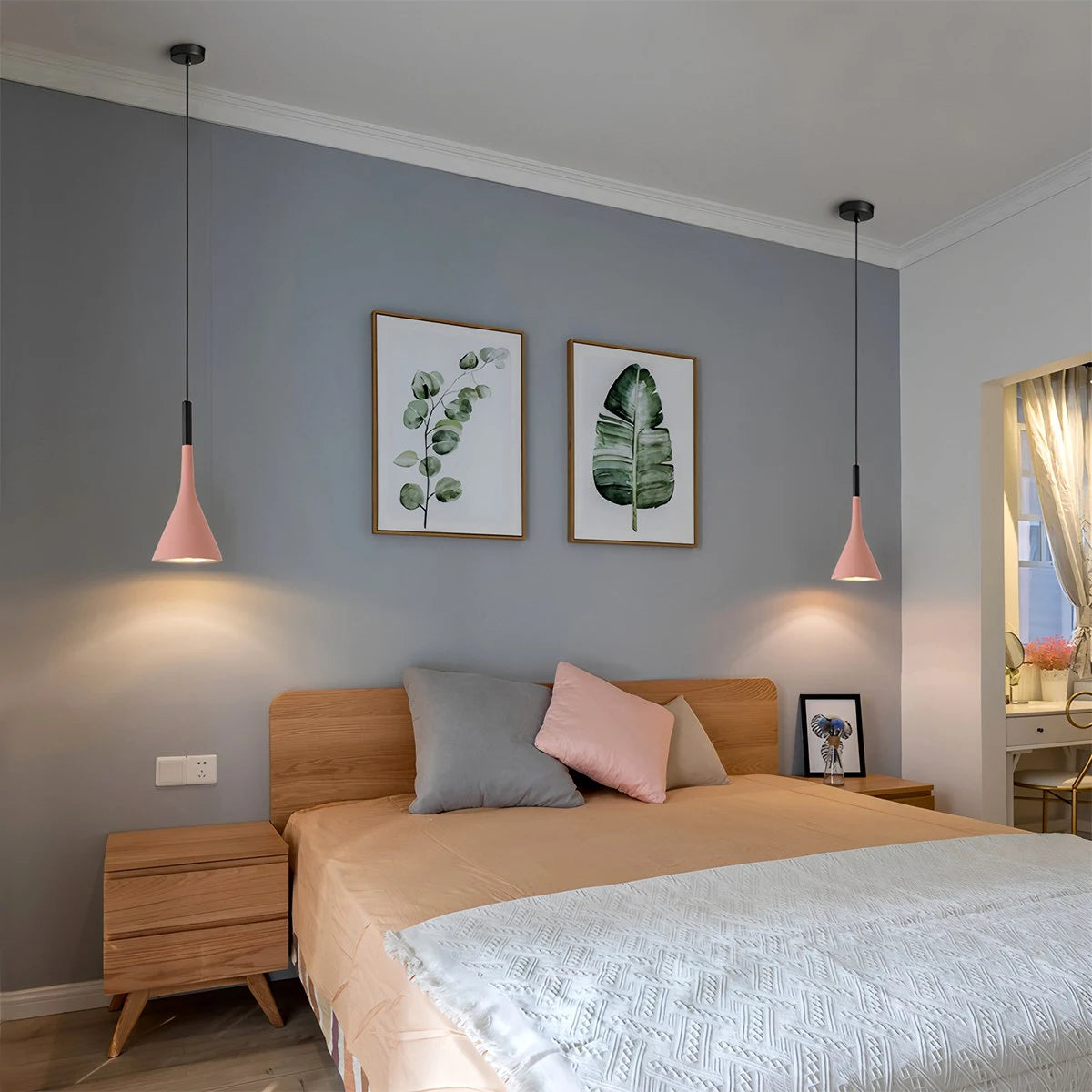 Antizer Divino Cone Pendant Light for Bedroom