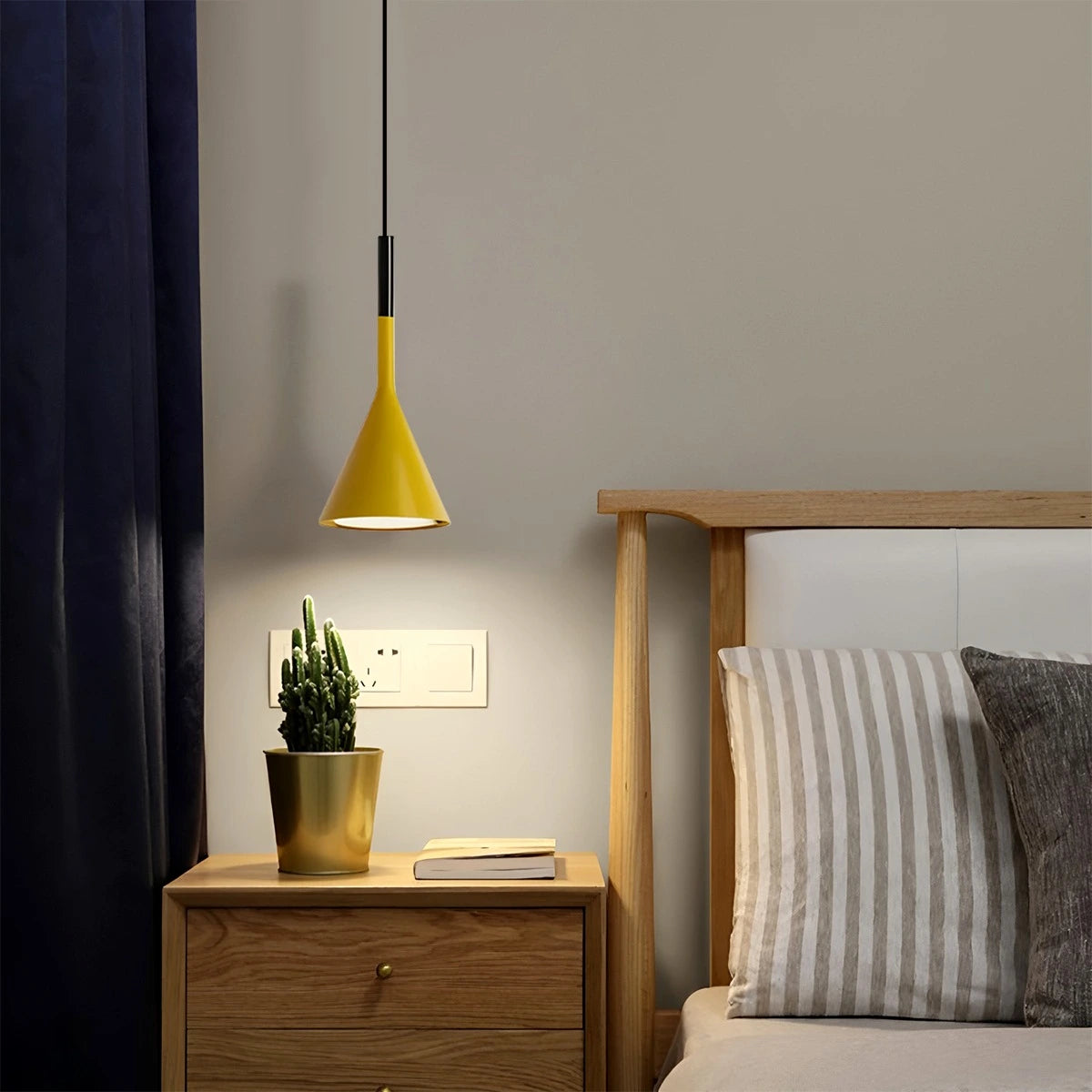 Antizer Divino Cone Pendant Light for Bedroom
