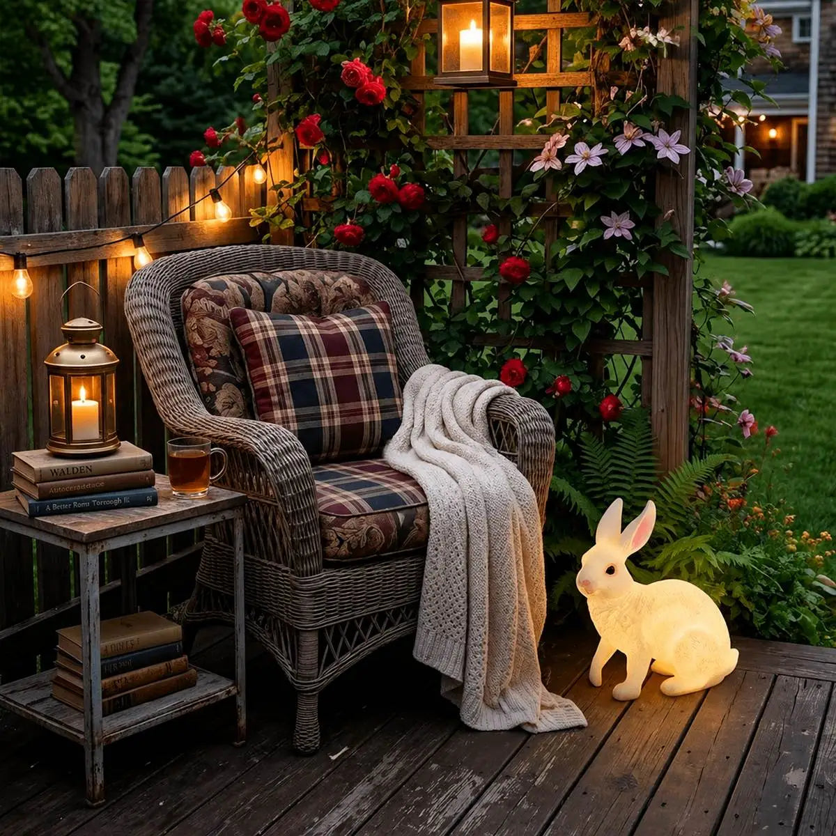 Antizer Easter Bunny Outdoor Garden Light