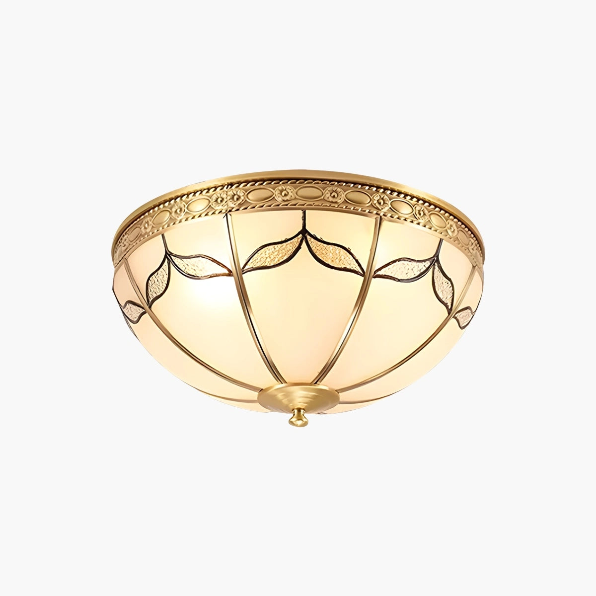 Antizer European Retro Glass Ceiling Light