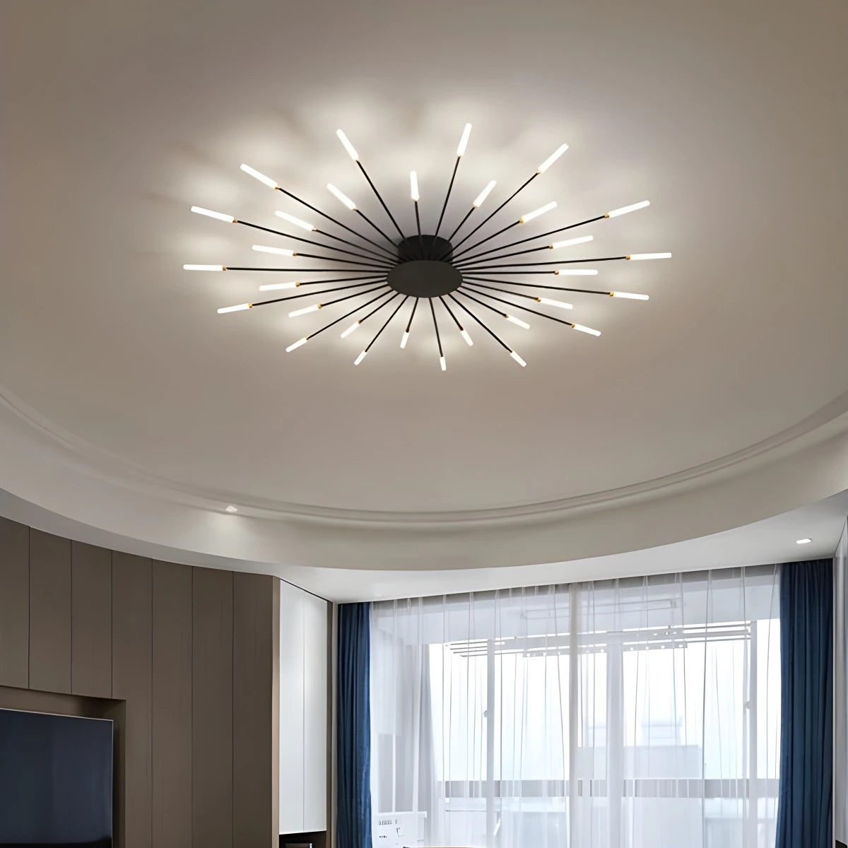 Antizer Fireworks Starburst Ceiling Light