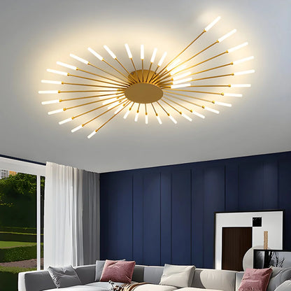 Antizer Fireworks Starburst Ceiling Light