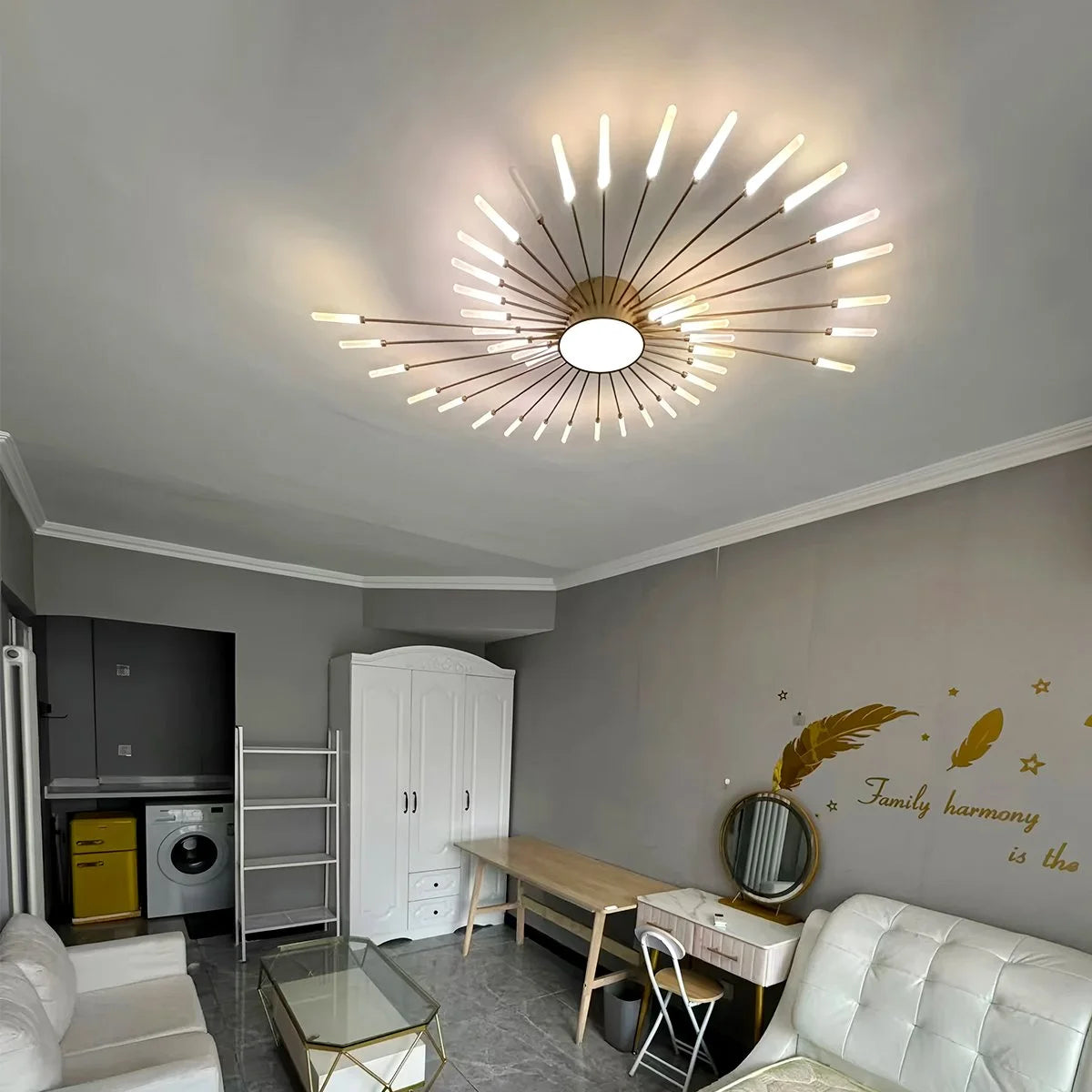 Antizer Fireworks Swirl Ceiling Light for Living Room