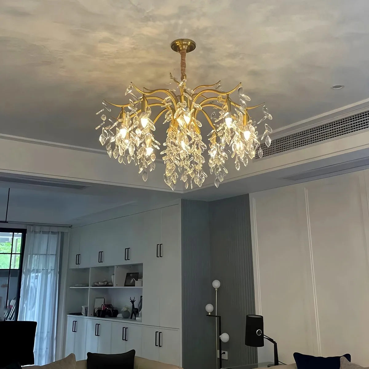 Antizer French Light Luxury Crystal Chandelier