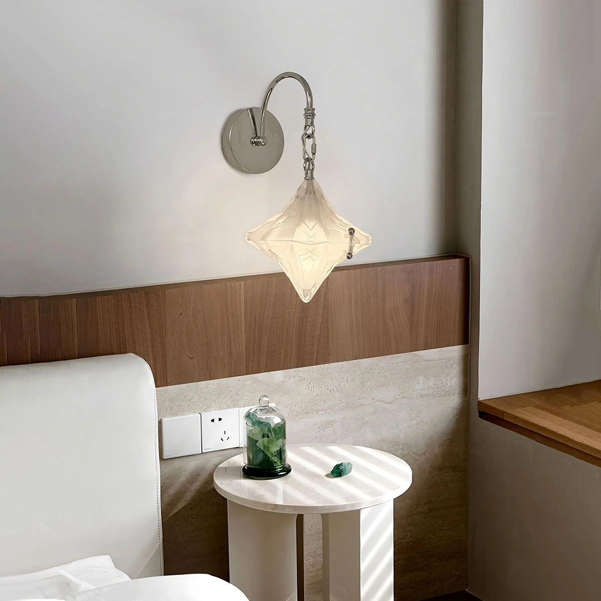 Antizer French Murano Star Glass Pendant Light